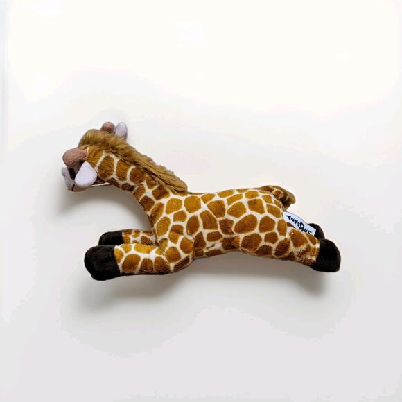 Toys R Us Geoffrey Giraffe Plush 16” Laying Down 2011 Brown Hooves TRU Exclusive - Picture 3 of 10